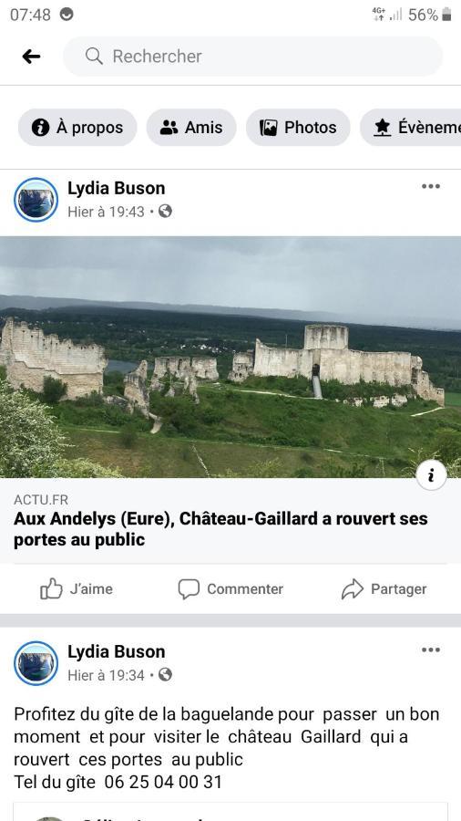 לס אנדליס Gite De La Baguelande מראה חיצוני תמונה